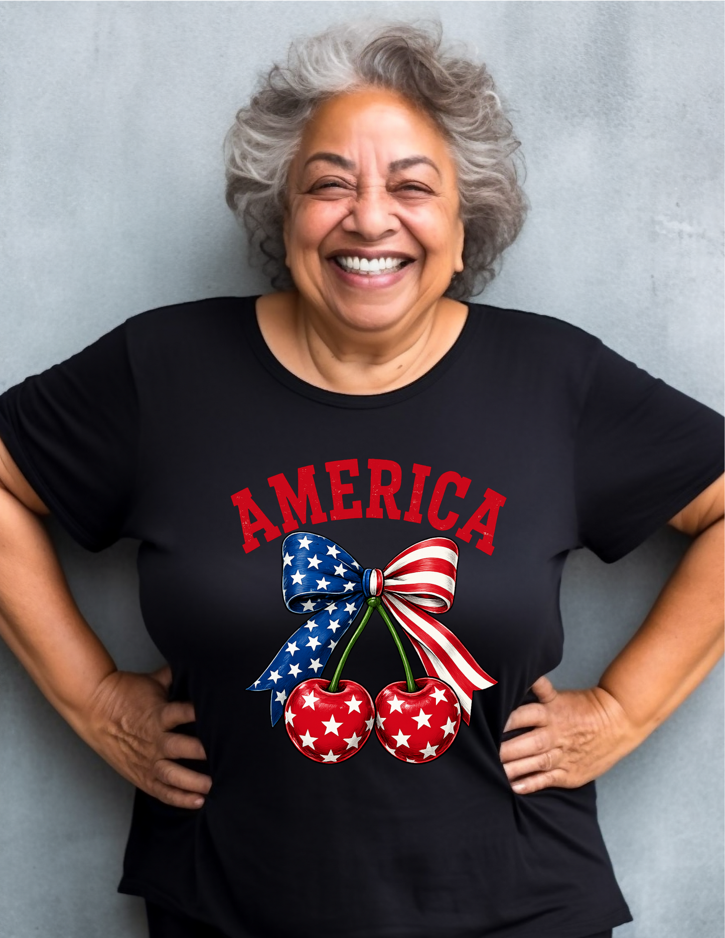 AMERICA WITH CHERRIES
