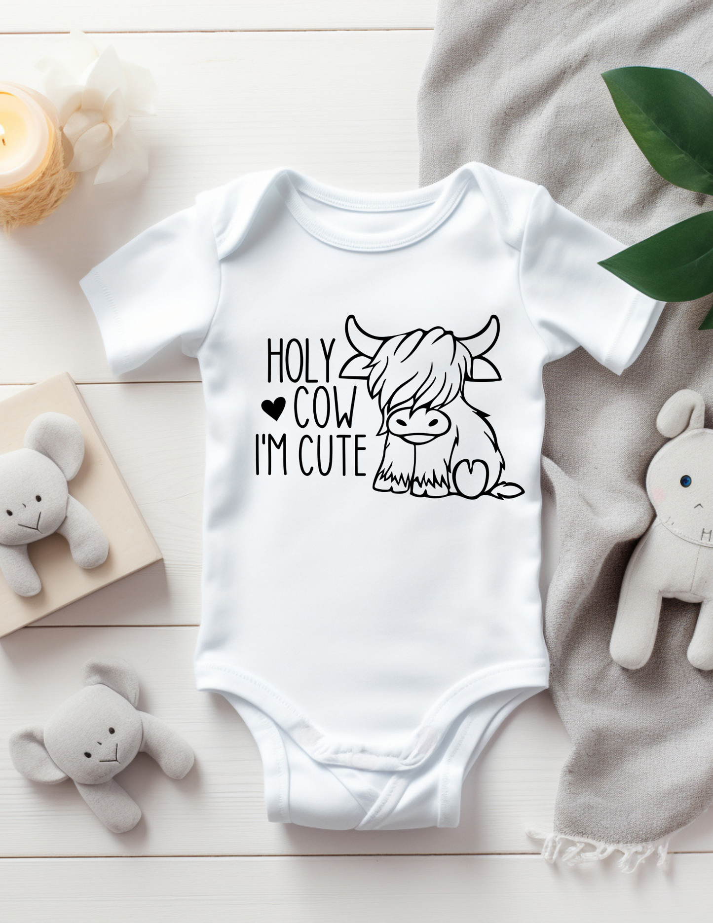 HOLY COW I'M CUTE NO COLOR