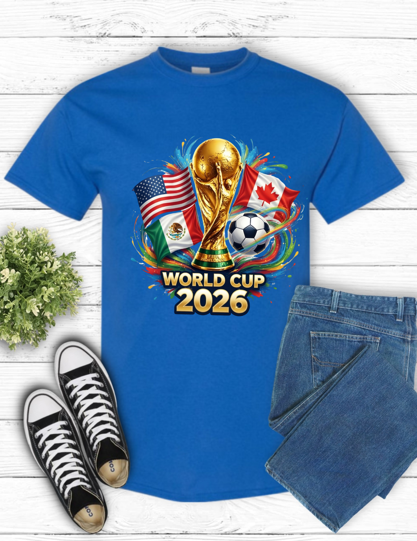WORLD CUP 2026 3 FLAGS