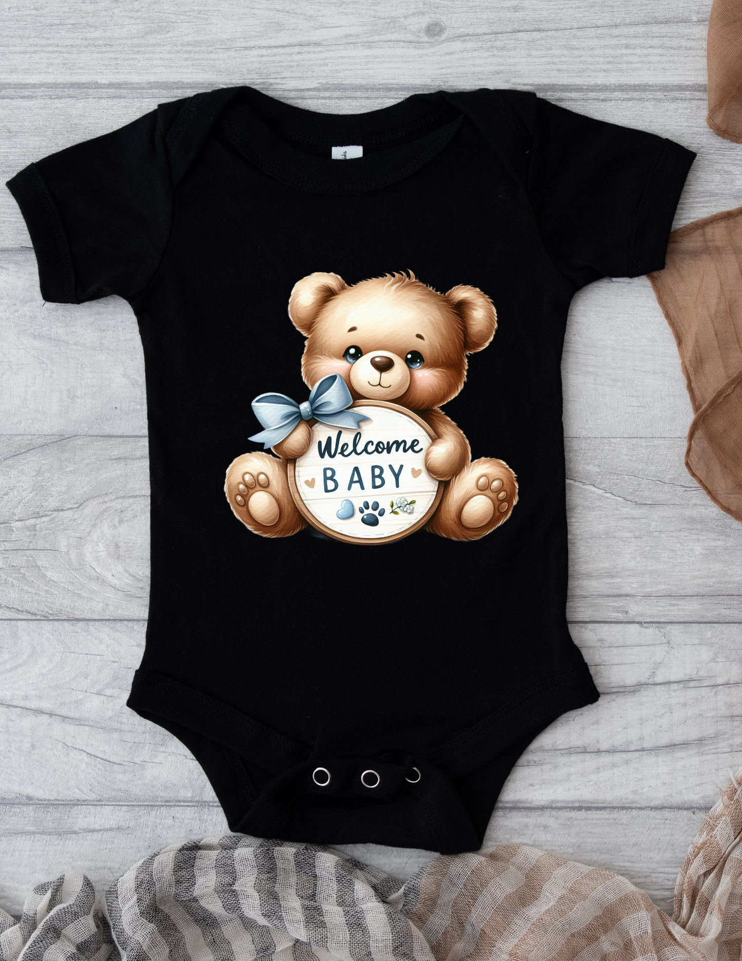 WELCOME BABY TEDDY BEAR SERIES BOY