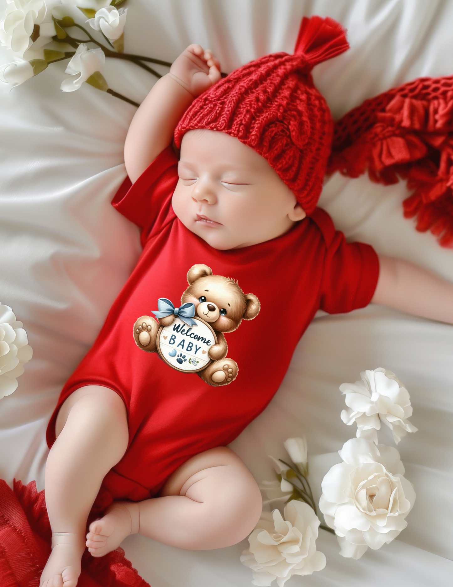 WELCOME BABY TEDDY BEAR SERIES BOY