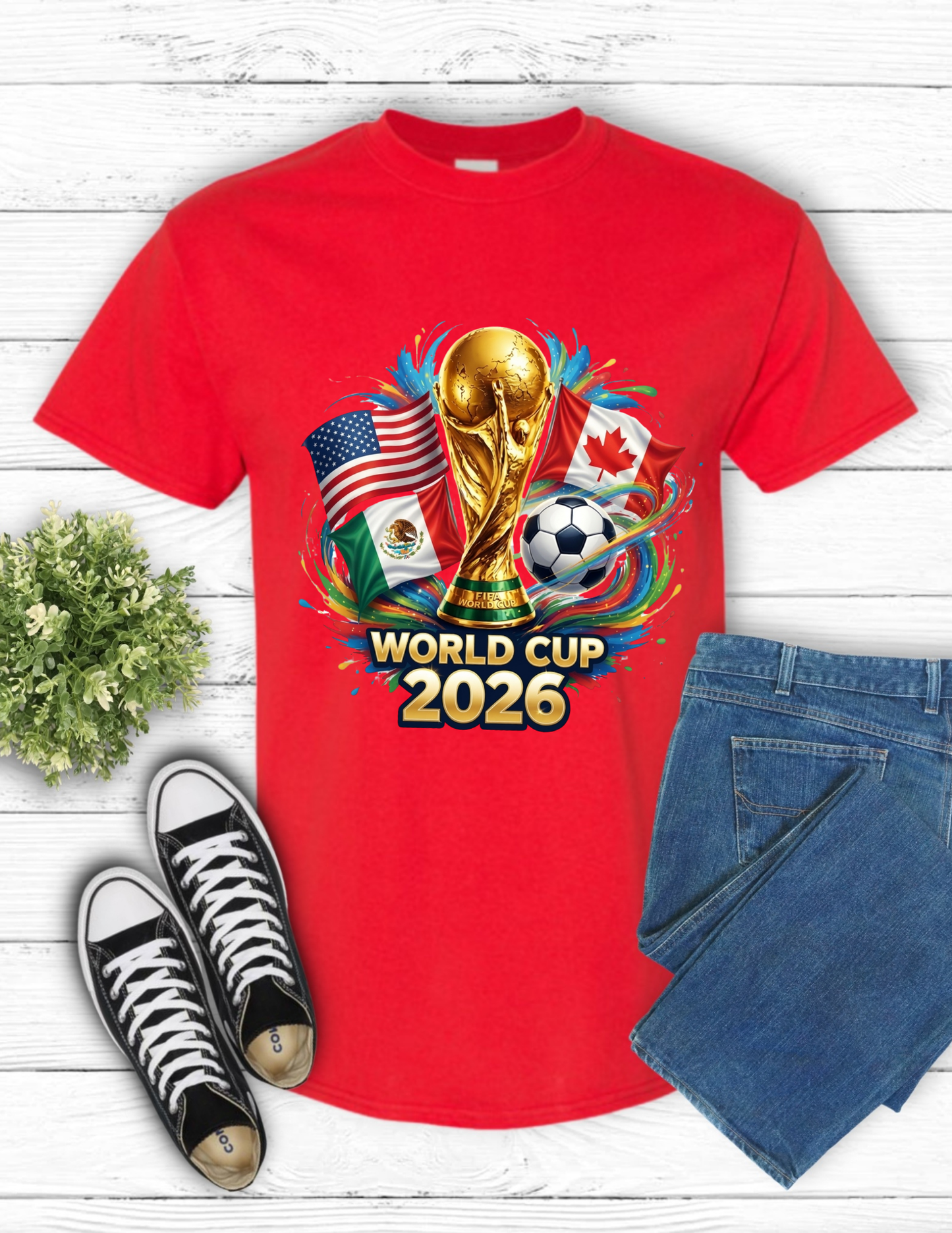 WORLD CUP 2026 3 FLAGS